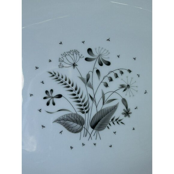 Parisienne by Royal Jackson Deauville Platinum Oval Serving Platter 15 Inch EUC - Picture 2 of 7